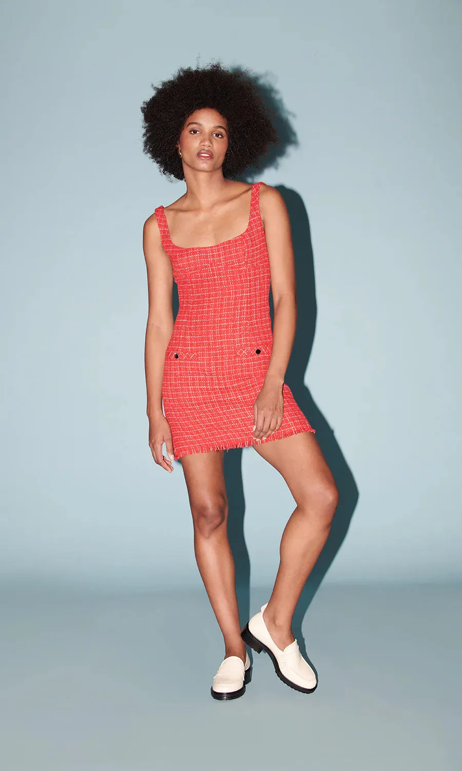VELMA MINI DRESS - RED